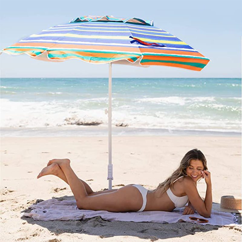 Hot Sale Wholesale Cheap Ultraviolet Protective Umbrella Portable Sunshade Waterproof Windproof Beach Umbrella Gift Items Promotional Products