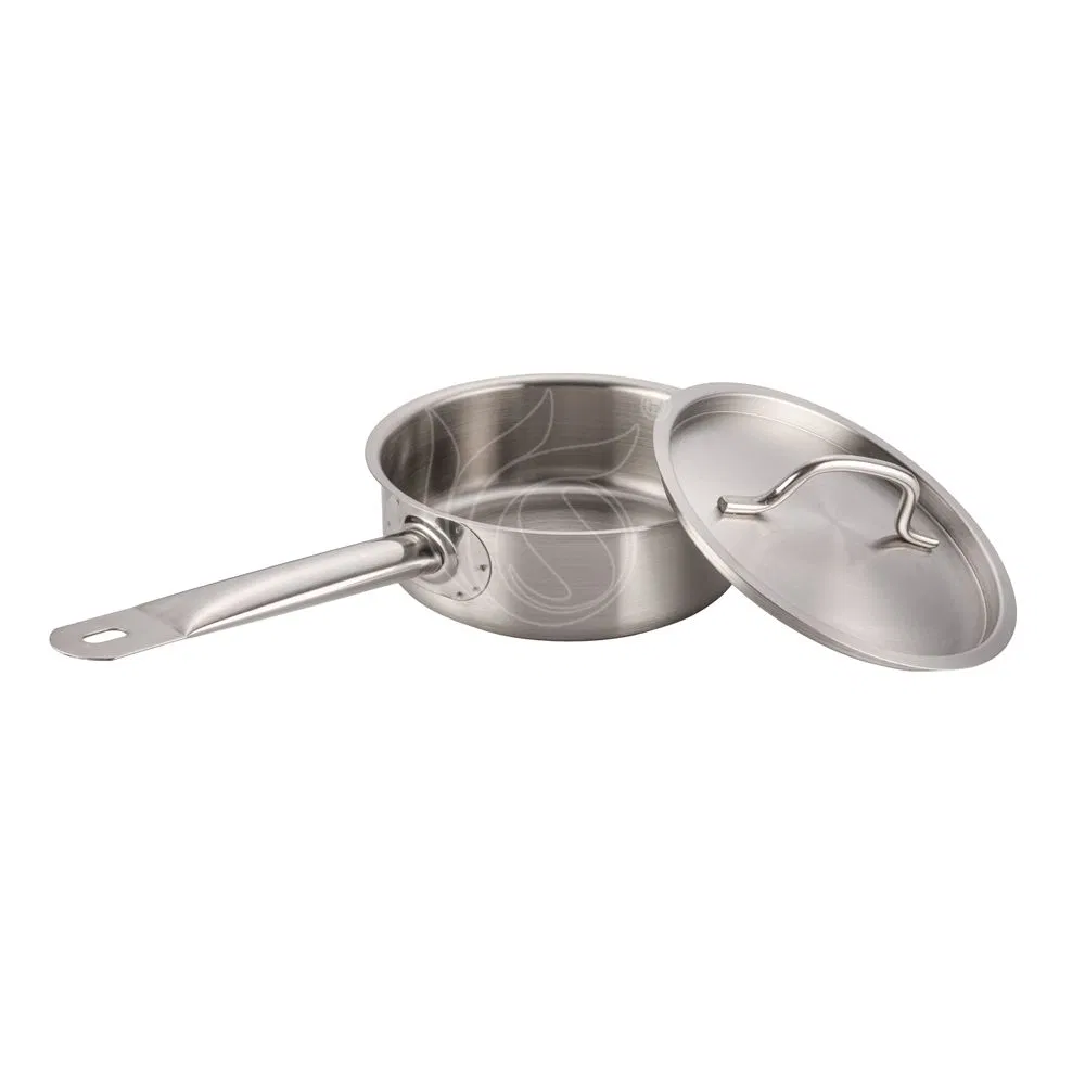 Кастрюля из нержавеющей стали 2л с крышкой