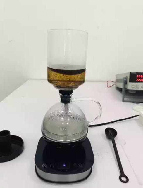 Home Kitchen Woodenelectric Siphon Espresso Coffee Maker Coffee Machine