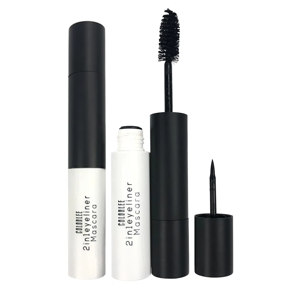 2 in 1 Waterproof Long Lasting Liquid Eyeliner & Mascara