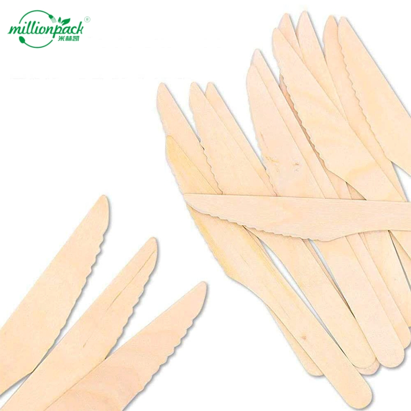 Biodegradable Kraft Paper Knife with Eco Friendly Food Grade Material for Tableware