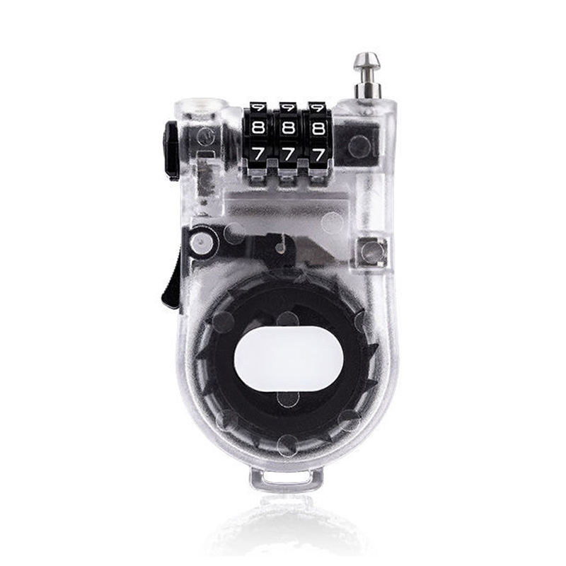 Wire Rope Code Padlock Trolley Suitcase Bag Wire Scooter Motorcycle Helmet Retractable Cable Lock