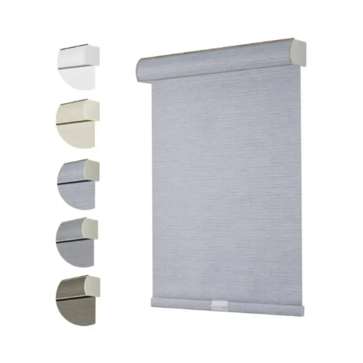 Custom Child Safety Manual Cordless Thermal Insulation Blackout Texture Fabric Roller Blind
