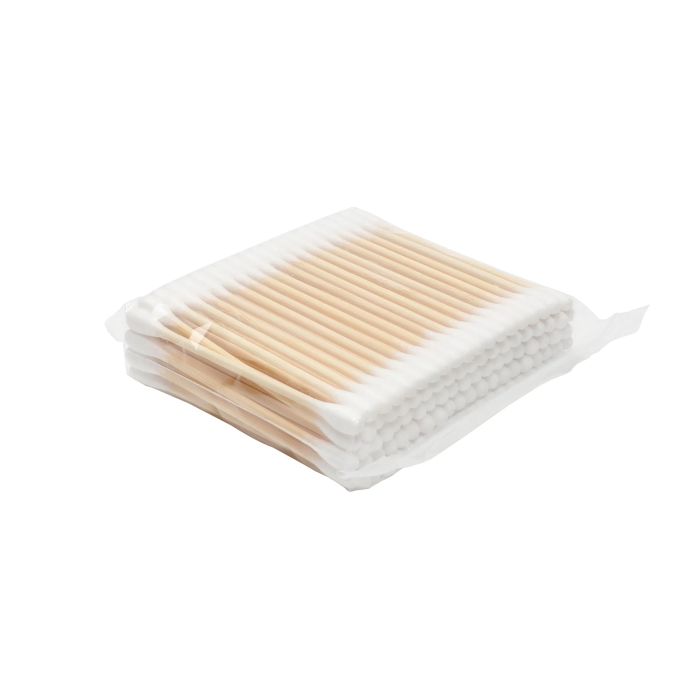 100PCS Disposable Biodegradable Bamboo Stick Cotton Buds Q Tip Cotton Swabs for Make up Clean Tool