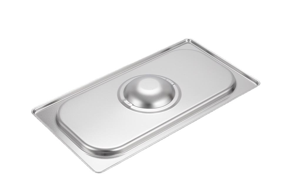 Ss EU Durable 1/3 Gastronorm Pan Cover Lid
