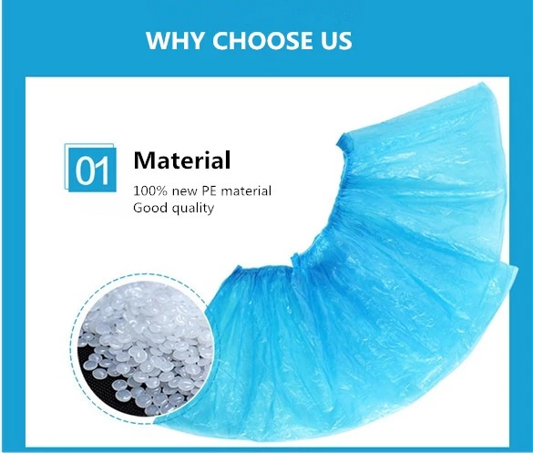 Disposable Factory Plastic PE CPE Home Worker Use Shoe Cover