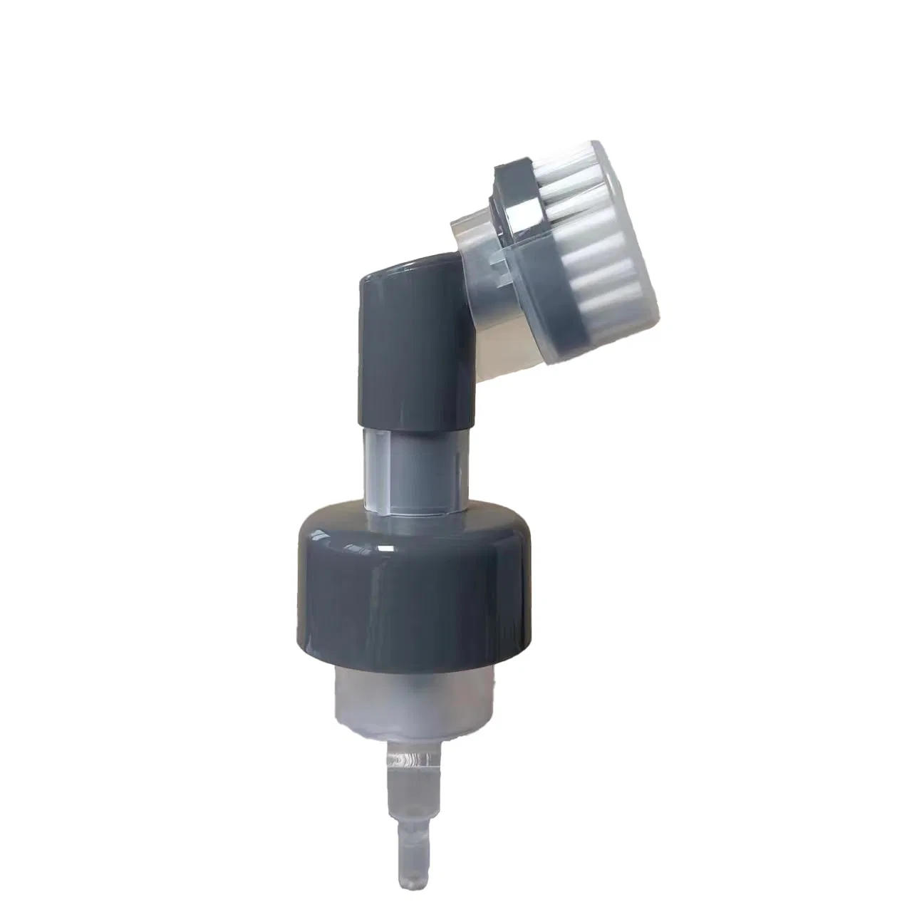 Factory Supplies 43mm Foam Pump Heads, Plastic Brushes for Down Jacket Cleaning Agent Packaging, and Emulsion Foam Brushes