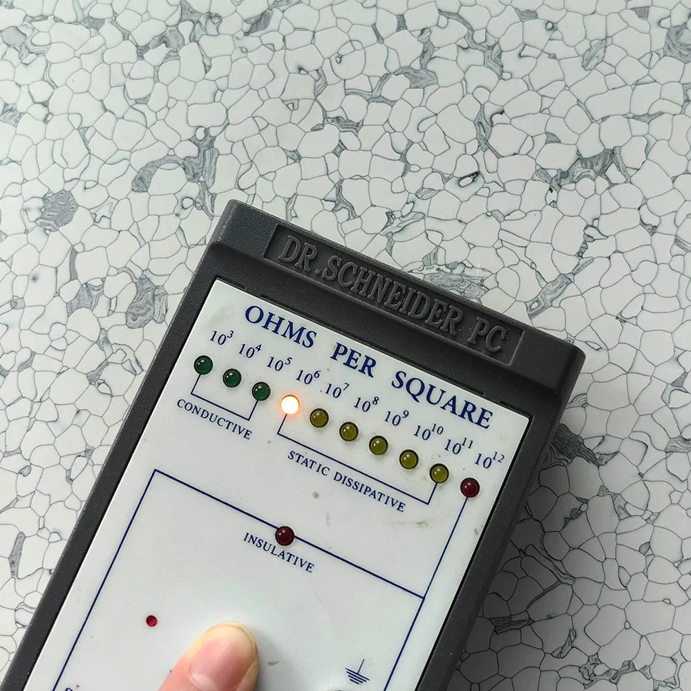 Allesd Interlocking Wear-Resistant ESD PVC Floor ESD PVC Tile