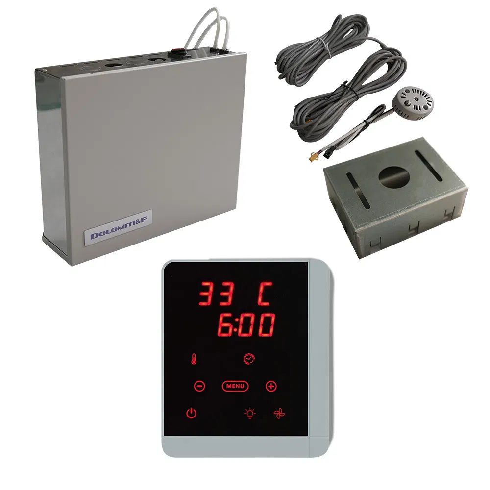 Home 12kw Sauna Ctrl WiFi Panel CH32 Controller Space Saving