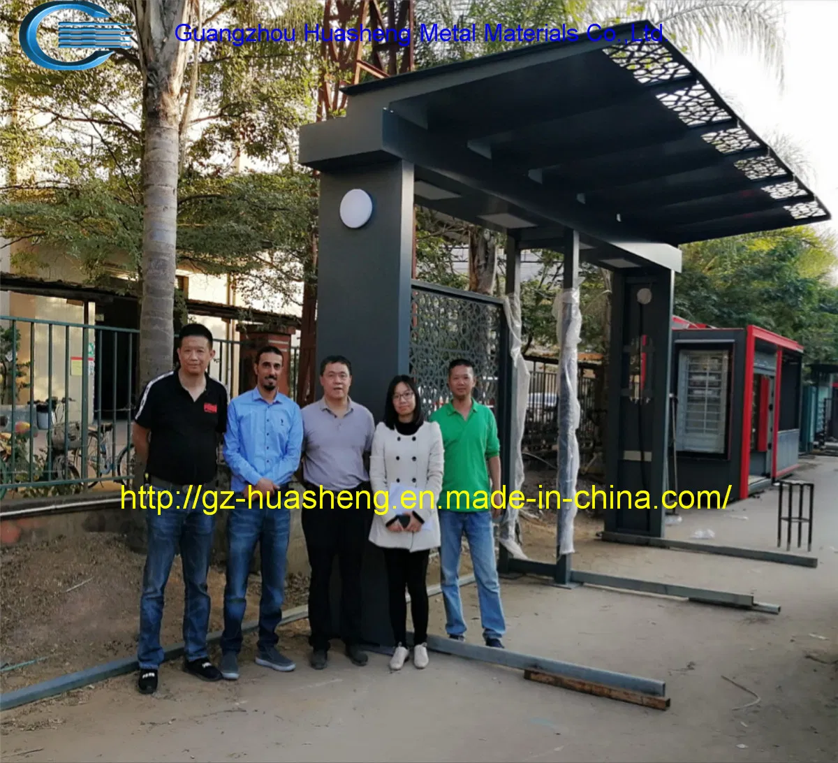 Customized Bus Stop Shelter (HS-BS-S006)