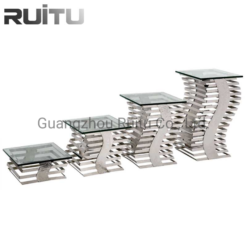 Buffet Display Stands and Risers Glass Platters Catering Ware Tabletop Decoration Metal Hotel Banquet Dessert Cupcake Serving Set Buffet Food Display Stand