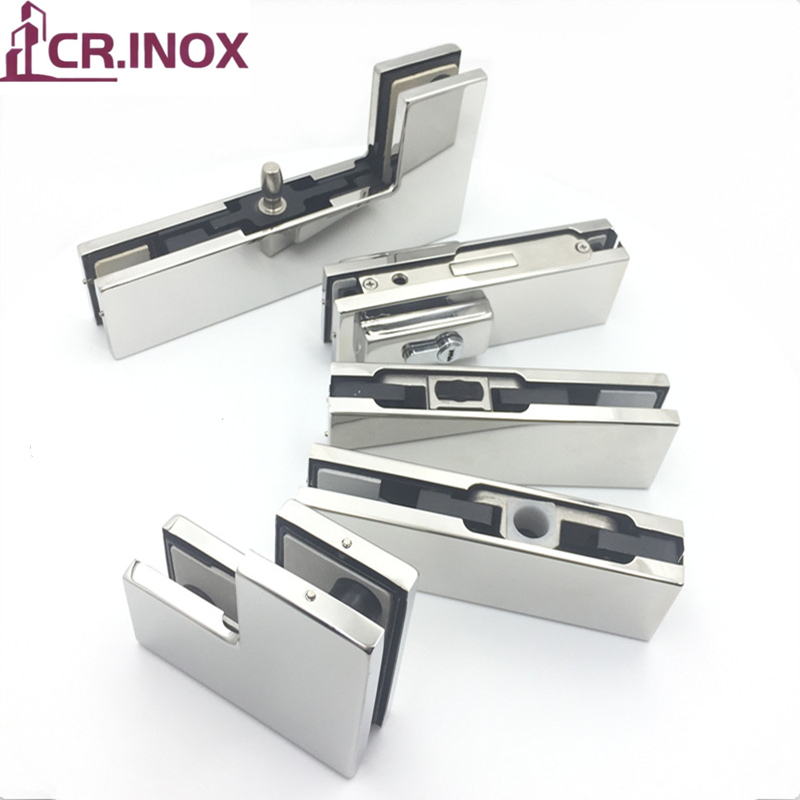Hot Selling Stainless Steel Frameless Glass Door Clamp Patch Fitting Hardware Accessories