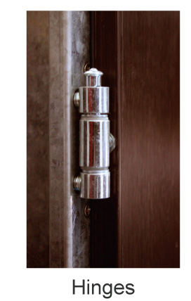High Quality Equipped Israel Security Door Steel Iron Exterior Doors with a 4-Way Mortise Lock