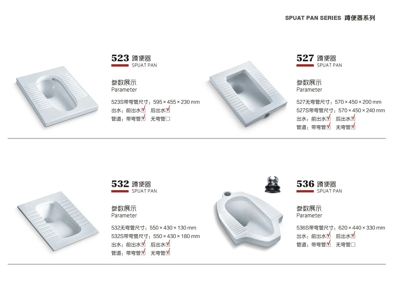 Chaozhou Sanitary Ware Factory Hot Sale White Color Ceramic Wholesale Price Squat Toilet Pan Bathroom Wc Squatting Pan Bathroom Accessories