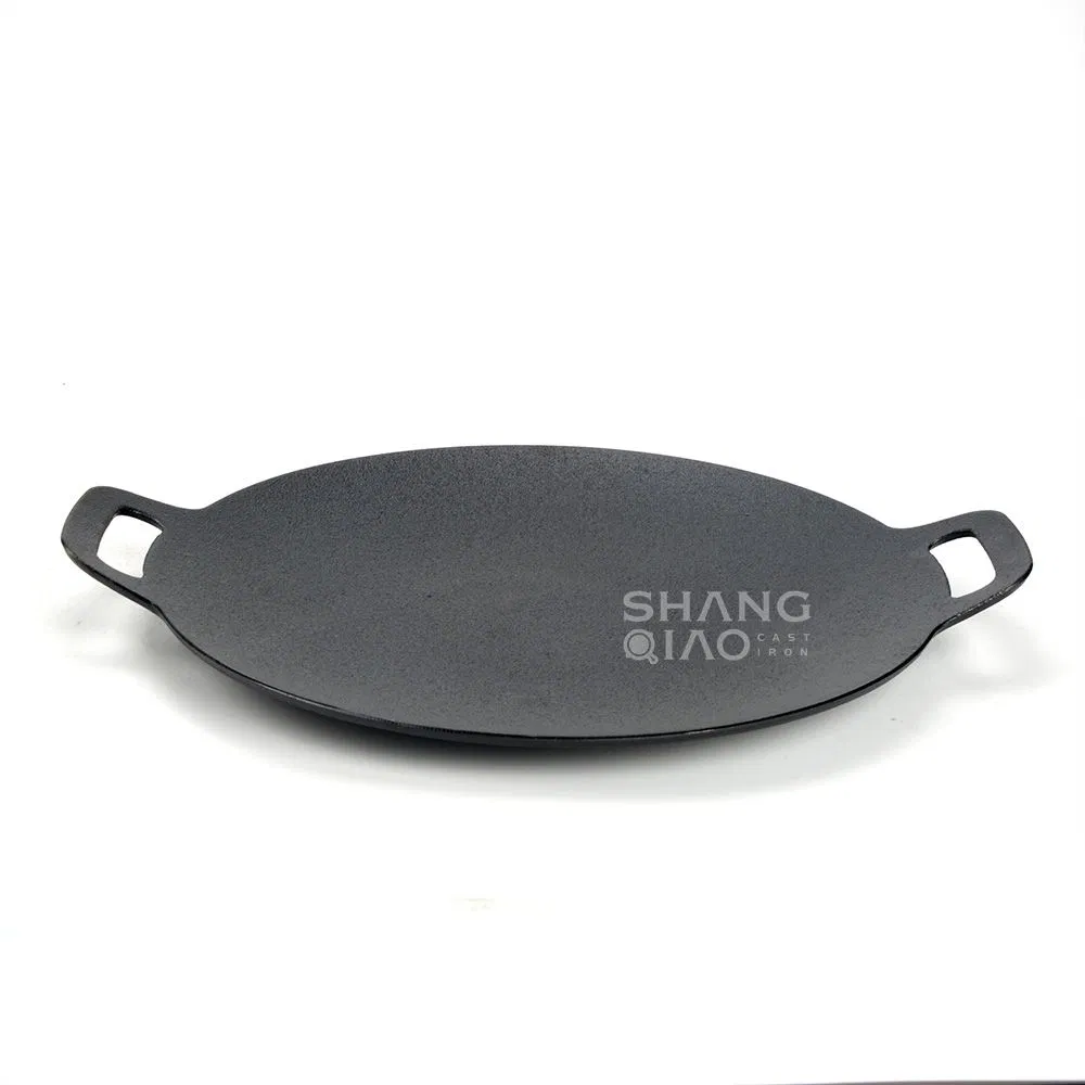 Factory Direct Cast Iron Pizza Pan Crepe Pan Cast Iron Griddle