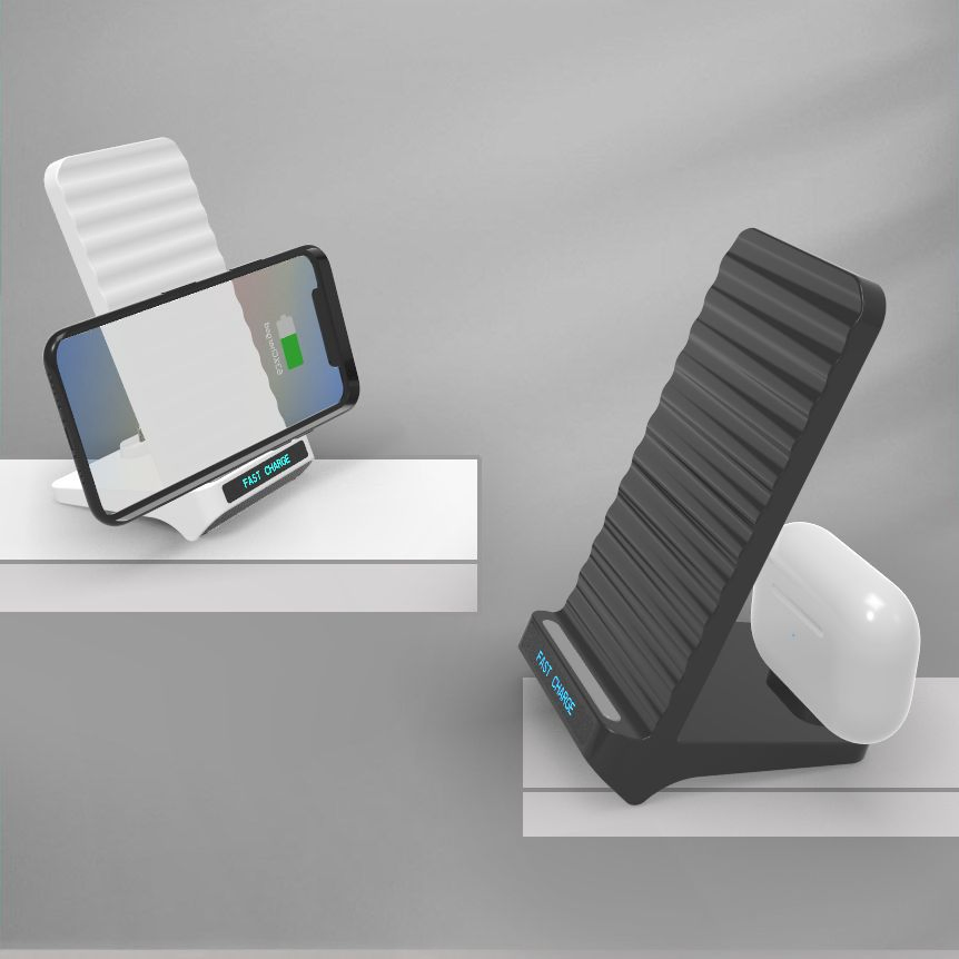 Беспроводная зарядная станция 20W для телефона и AirPods