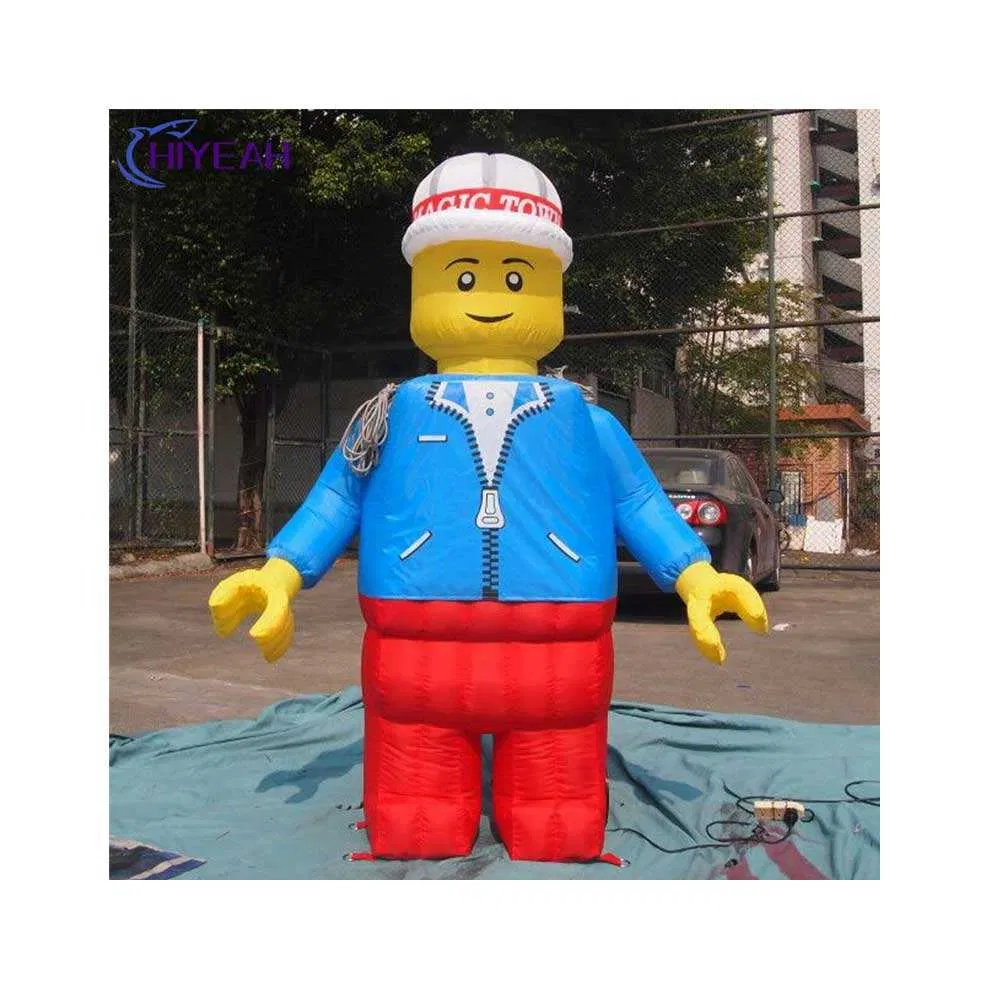 Hot Sale Advertising Inflatables Promotion Inflatable Leg Cartoon Characters Lego Model Commercial Inflatable Halloween Model Balloon-Inflatable Pizza