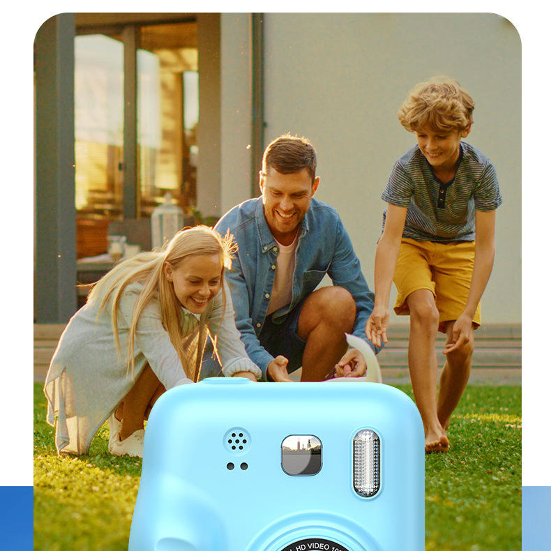 Support Game Photo Video Kids Action Mini Digital Camera Toy for Children Birthday Gift New X5s HD Cartoon Video Mini Toy Camera with Bracket and Lanyard (3.7V