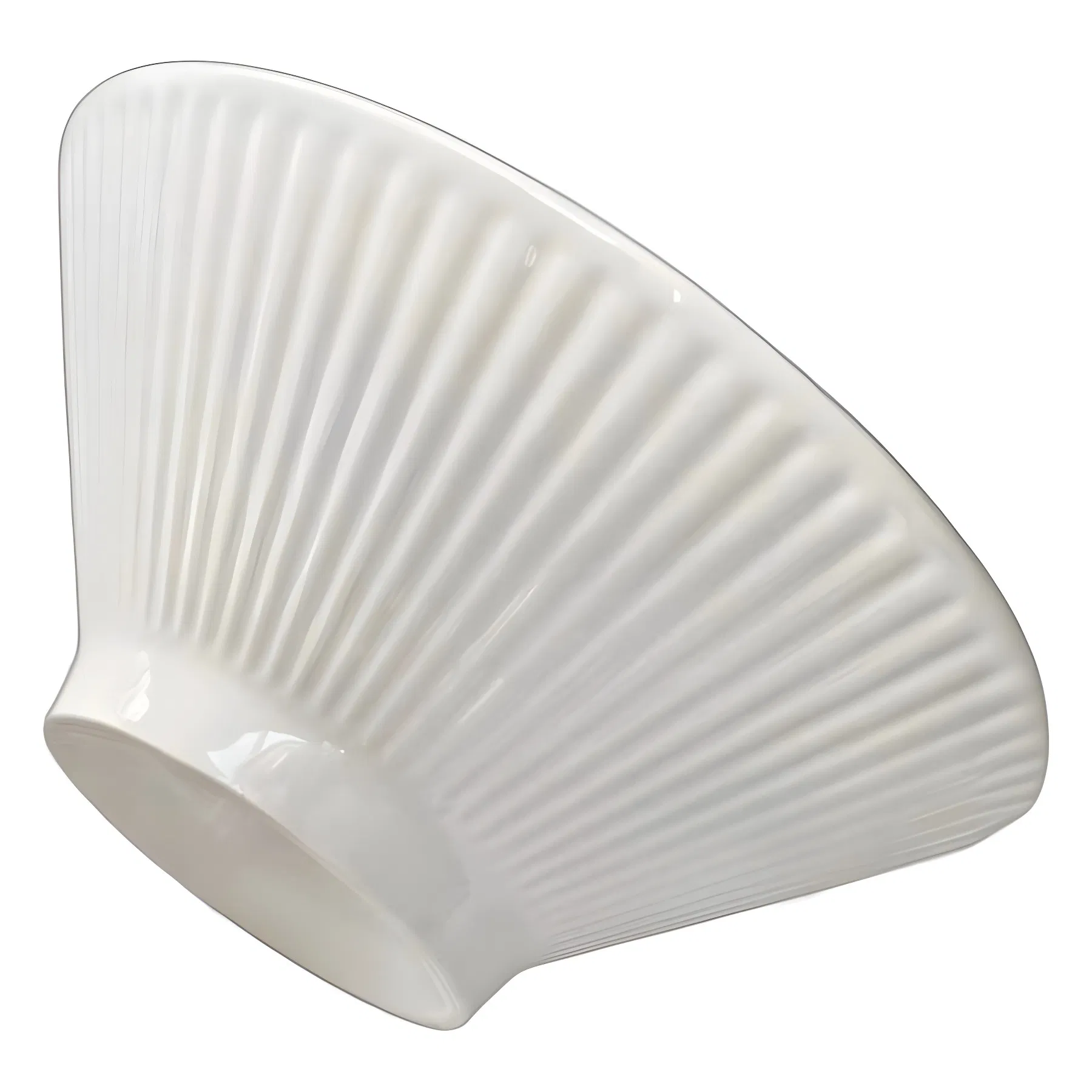 8"Salad Food Soup Bowl White Body with Emboss Ceramic Porcelain Tableware