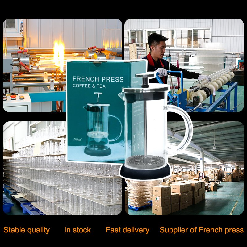 Френч-пресс из боросиликатного стекла ручной работы