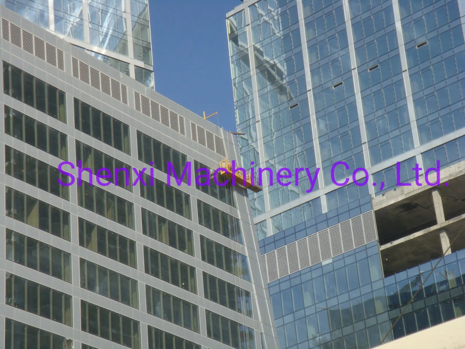 Shenxi Suspended Platform for Curtain Installation