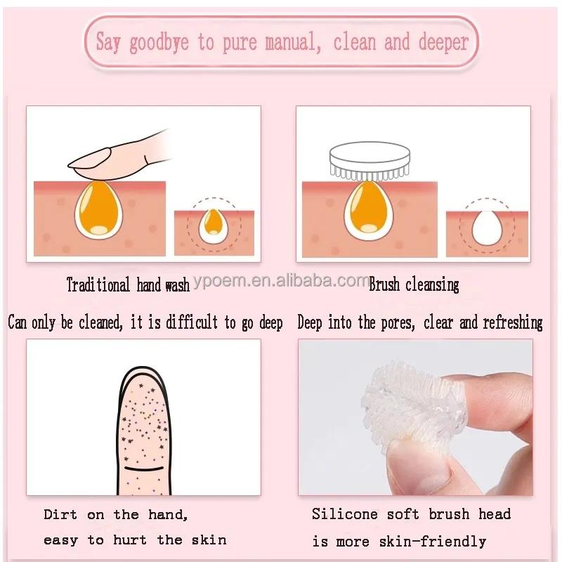 Top Grade Natural Cleansing Mousse Facial Cleanser Gentle Rose Foam Facial Wash