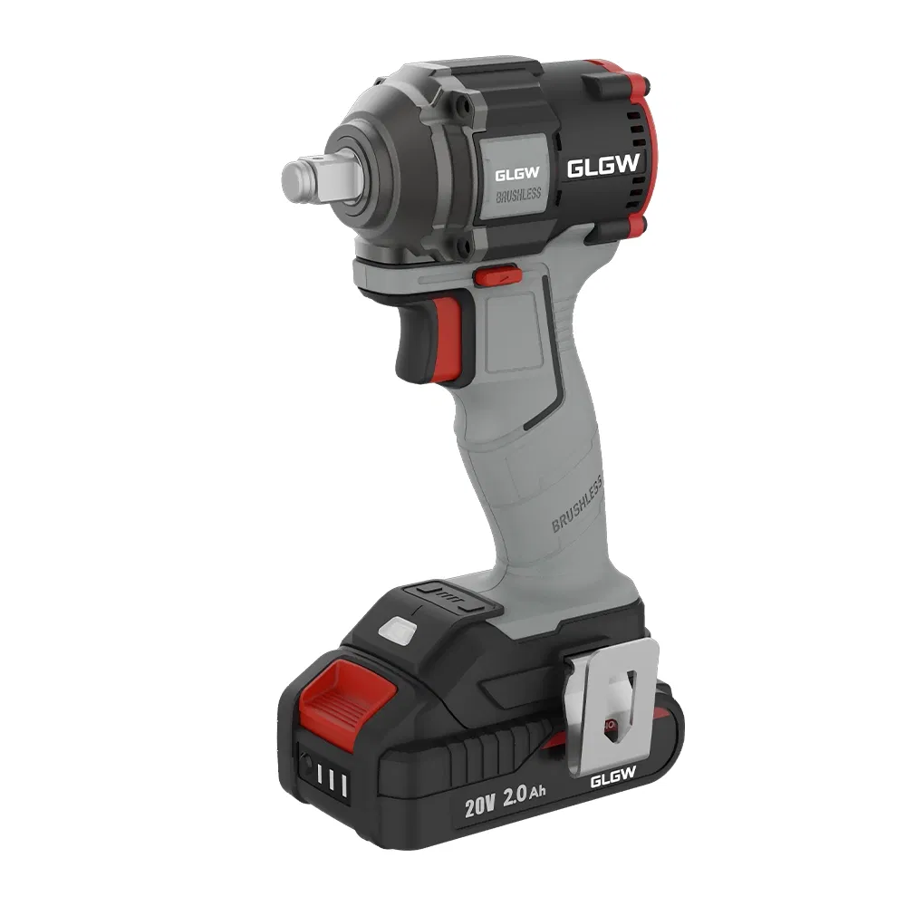 Glgw 1/2 Inch Cordless Impact Wrench High Torque Wrench for Repairing & Heavy-Duty Applications