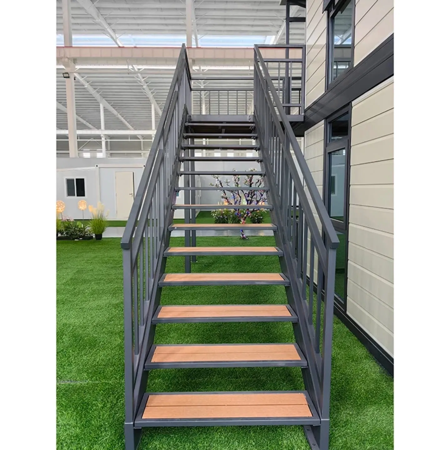 CE ISO Approved Hot Sale Double-Story Flat-Roof Expandable Container House with Bathroom and Kitchen Quickly Assemble Foldable Prefabricated House