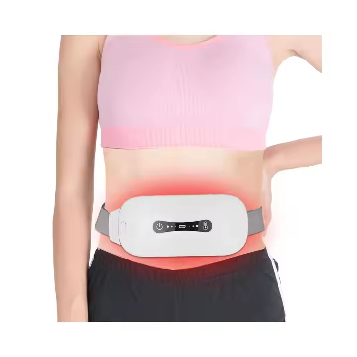 Smart Portable Back Pain Electric Heat Pad Lumbar Massage Belt Electric Massager for Waist Pain Electric Waist Massager Belt