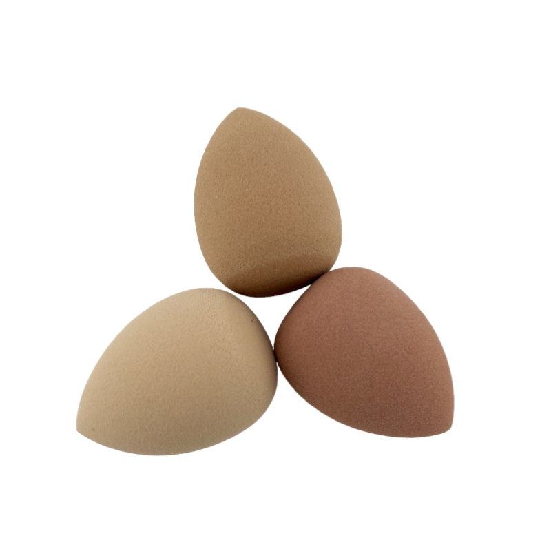 Custom Latex Free Surface Loose Portable Brown Facial Beauty Cosmetic Makeup Sponge Blender