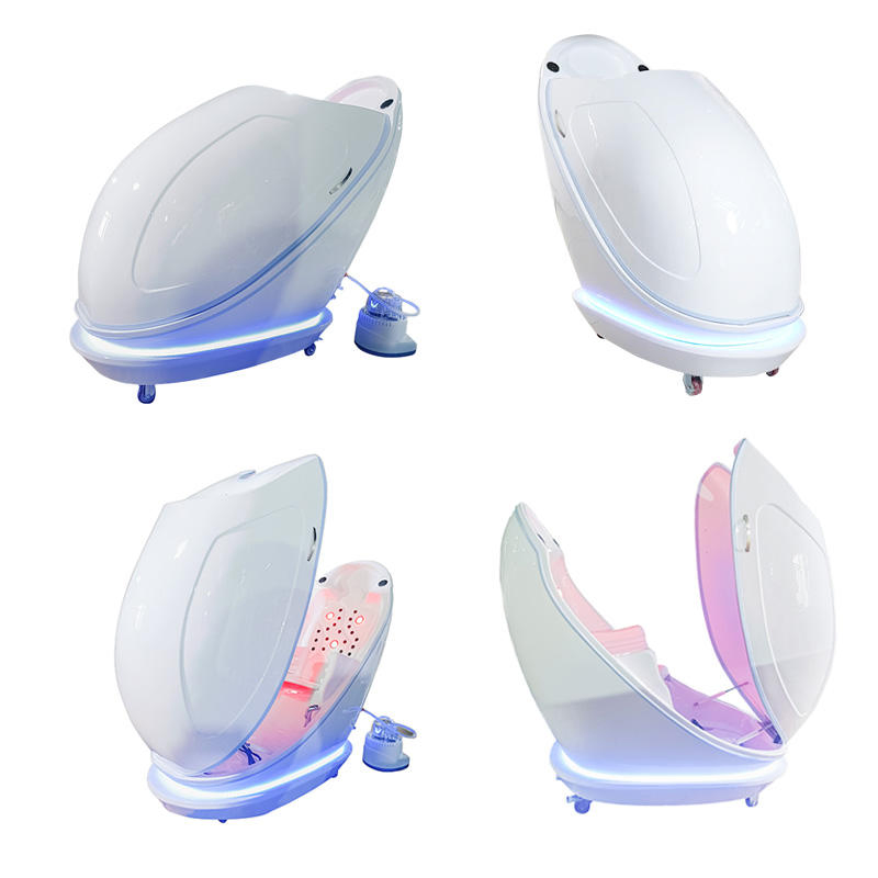 Ozone SPA Capsule for Fumigation Steam Sauna Chamber with Red Light Therapy