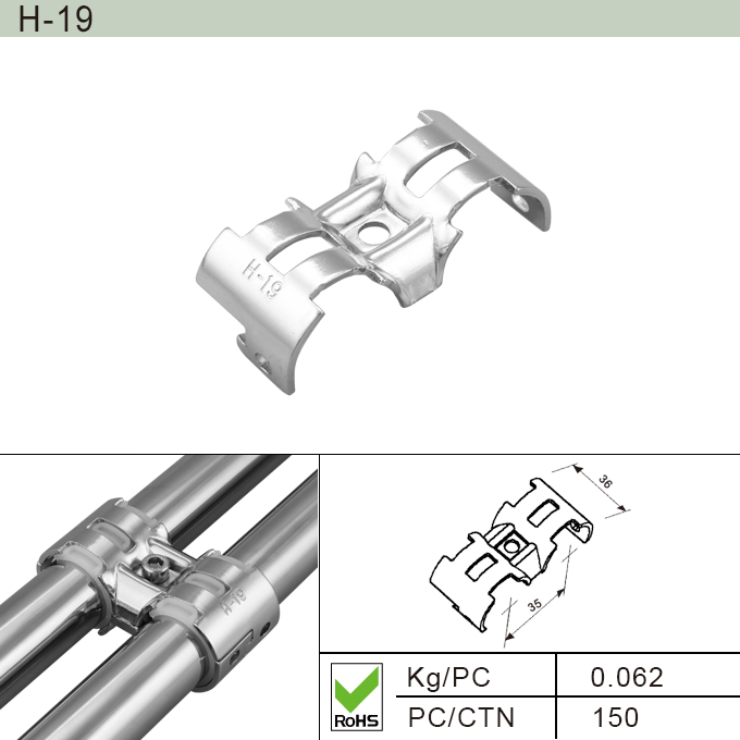 Rack Pipe Fittings /Lean Metal Joints (H-7)