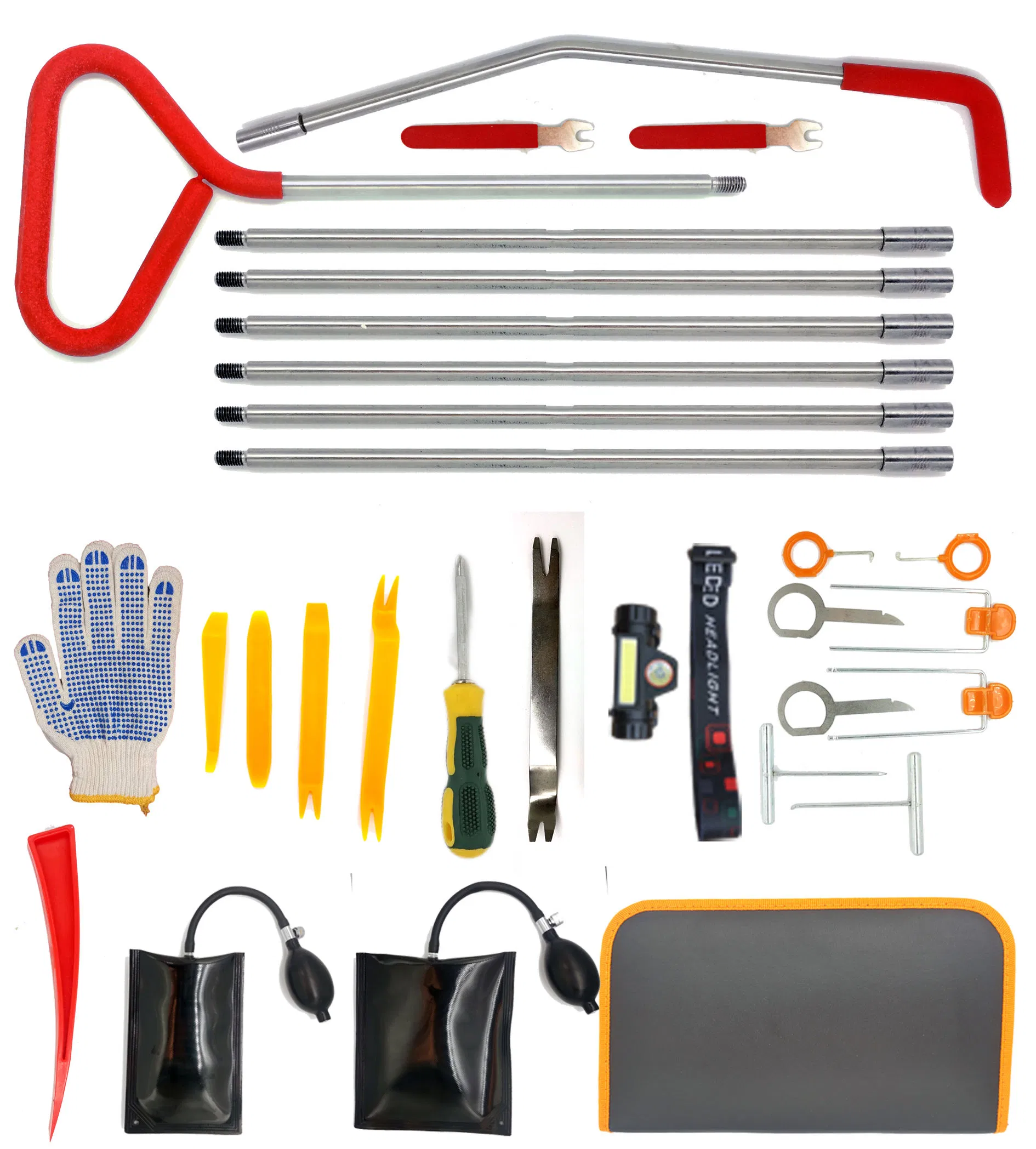 Lock Pick Set Stainless Steel Emergency Vehicle Door Unlocking Car Repair Tool Kit