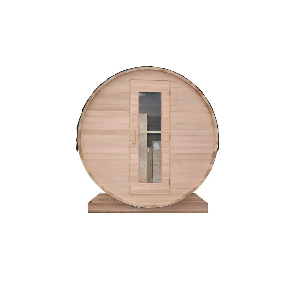 Бочковая сауна Sunrans из массива дерева на 2-6 человек