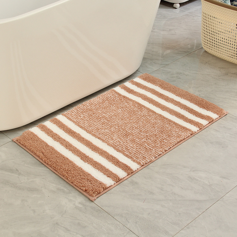 Ultra Soft and Water Absorbent Color Bathroom Rug
