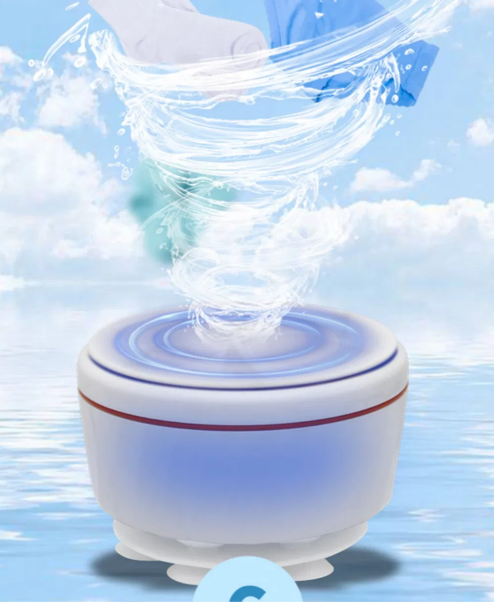 2023 New Arrival Turbo Portable Mini Ultrasonic Rotary Washing Machine