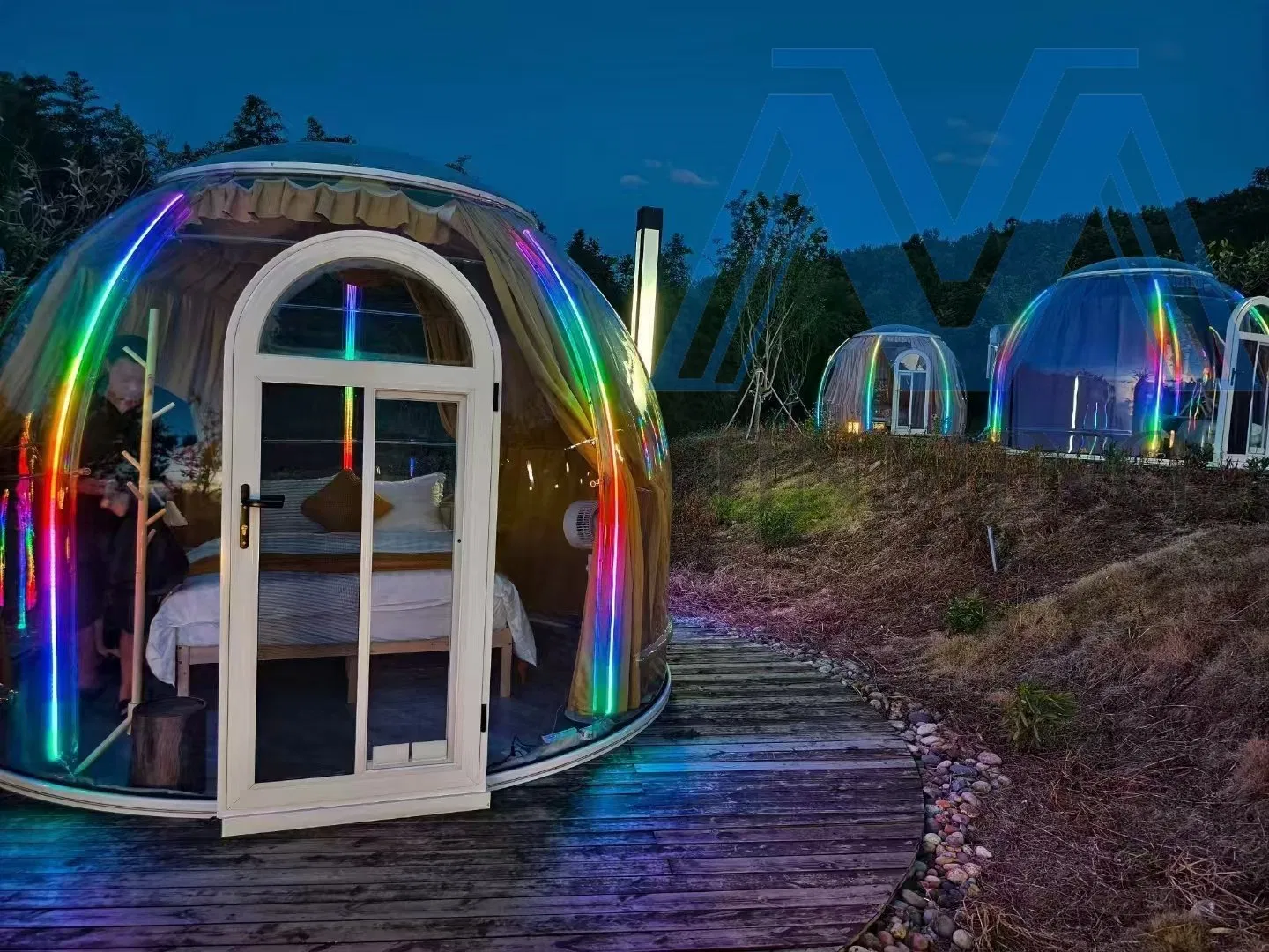 Modern Transparent Insulated Prefabricated Bubble House for Garden Room and Sun Room