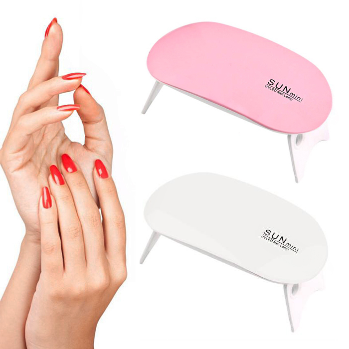 Manicure Lamp Smart Mini Nail Lamp Single Finger 6W 3 LED UV Light Art Tool for Home Salon