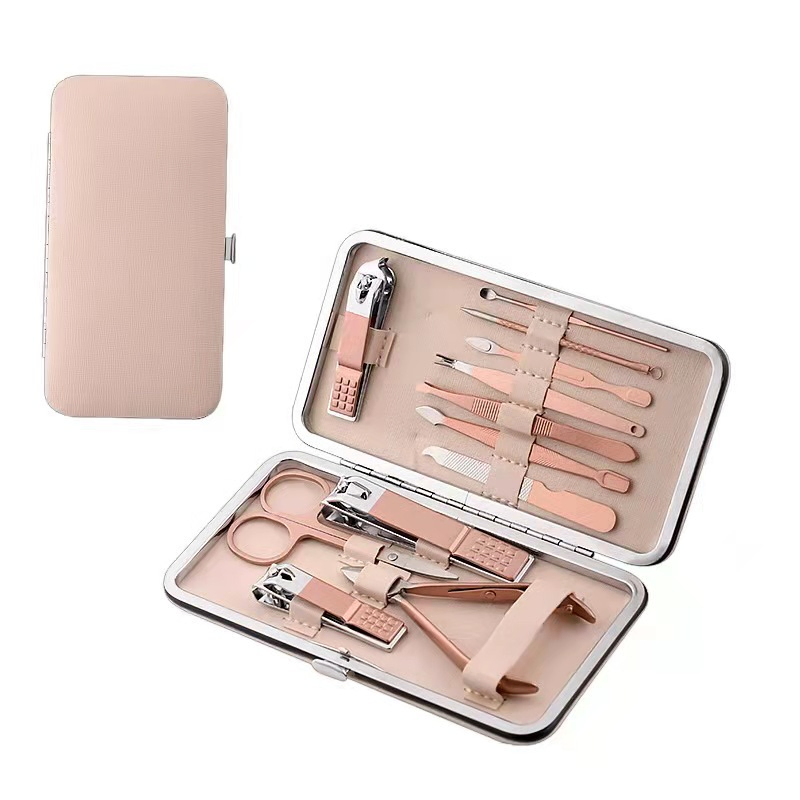 Wholesale Stainless Steel Large 18 Piece Manicure Pedicure Set