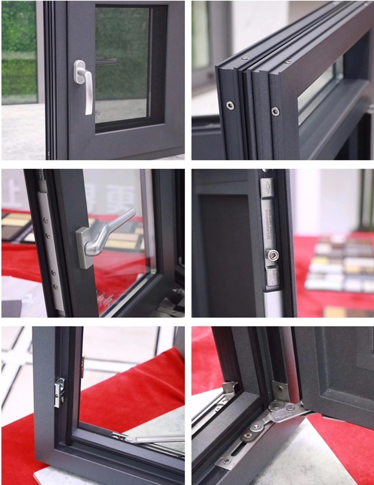 Aluminum Louver Window Frames Mesh Window