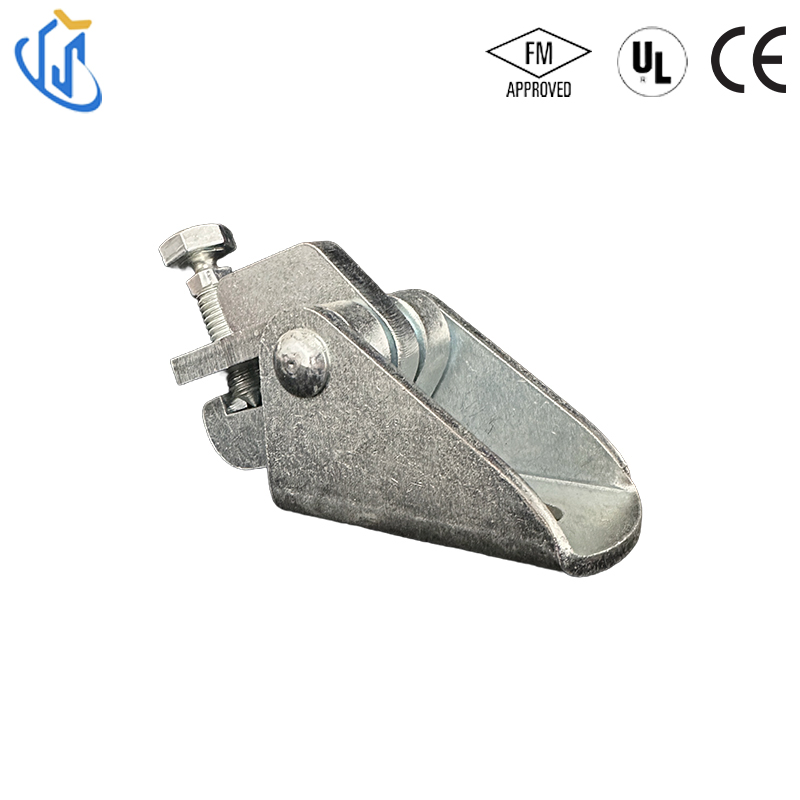 Seismic Base Connector for Pipe to Strut Channel Support/Bracing System