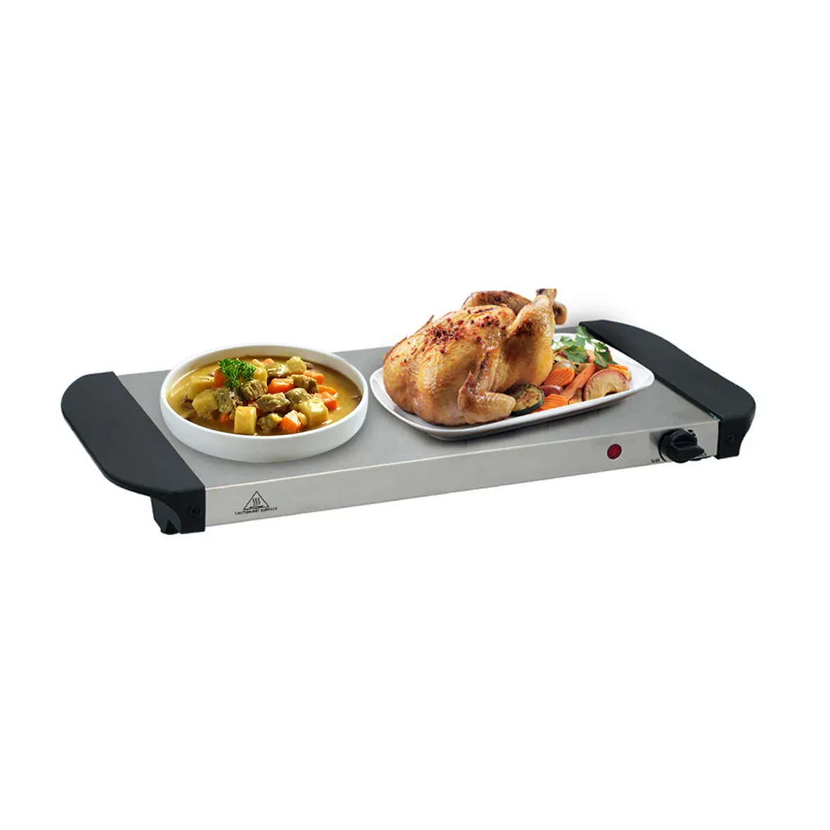 Stainless Steel Electric Hot Food Buffet Warmer 3*1.5L