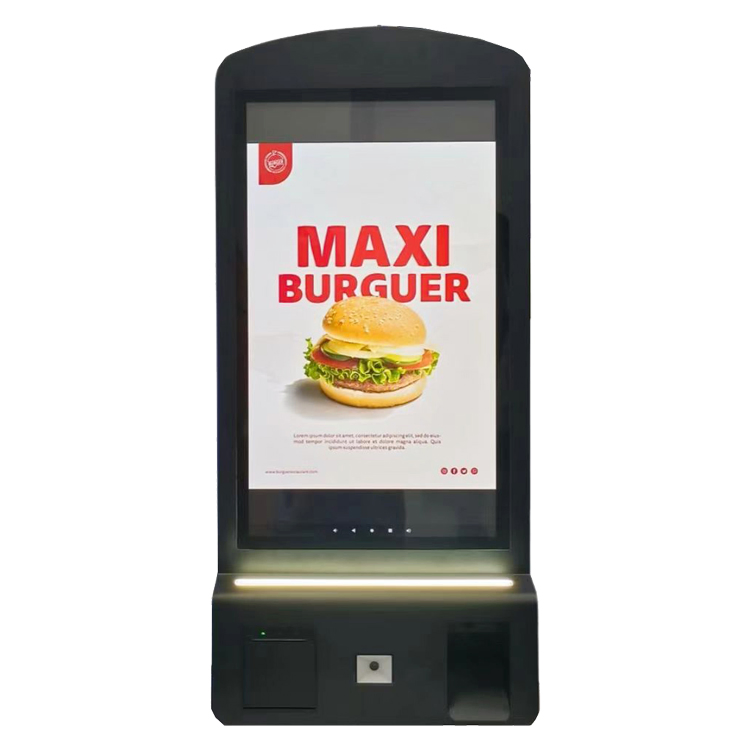 Netoptouch Indoor Use Wall Mount Floor Standing 27 32 Inch Capacitive Touch Panel Kiosk to Provide Self Service