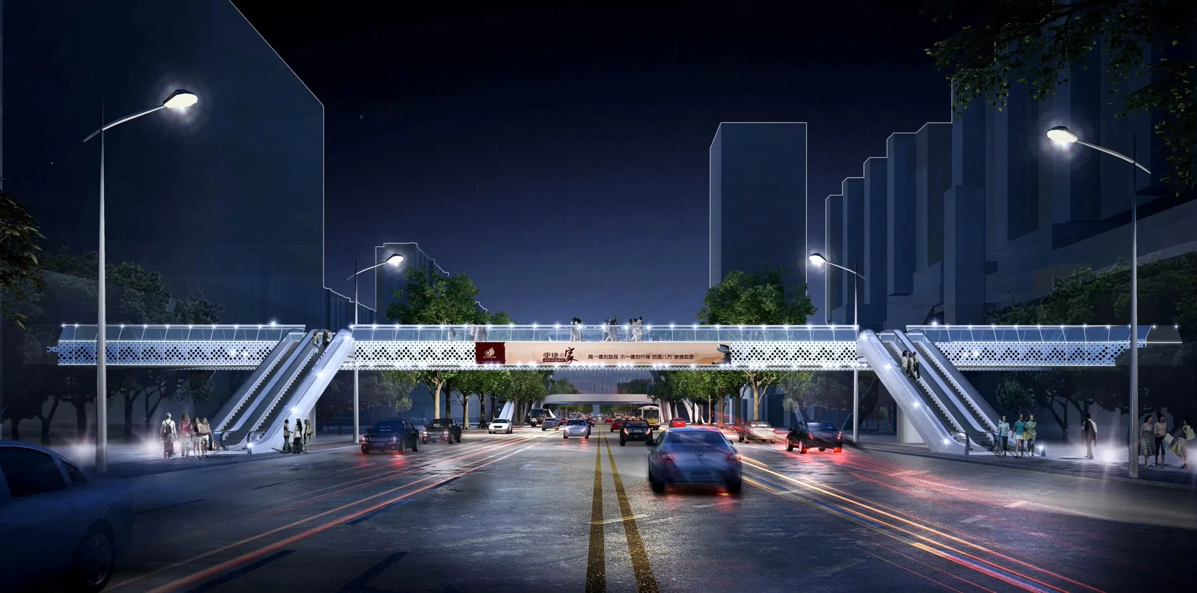 Prefabricated Stainless Steel Bailey Bridge Overhead Pedestrian Footbridge Truss Frame Welding Metal Structural Construction