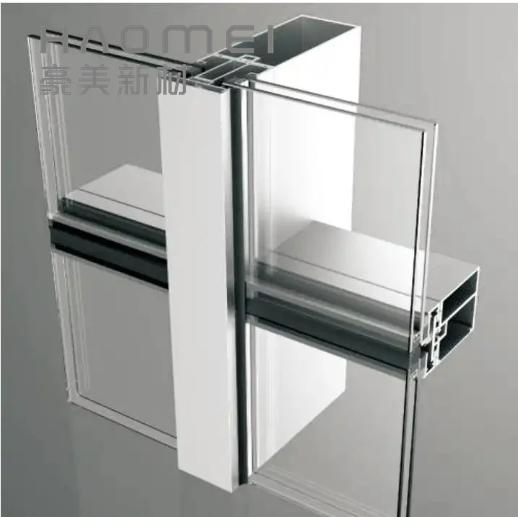 Anti-Corrosion Building Construction Extrusion Aluminum Profiles for Curtain Walls