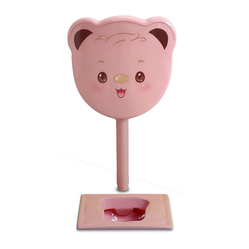 Squat Pan Children Kindergarten Water Children's Colorful Cartoon Bear Squat Toilet