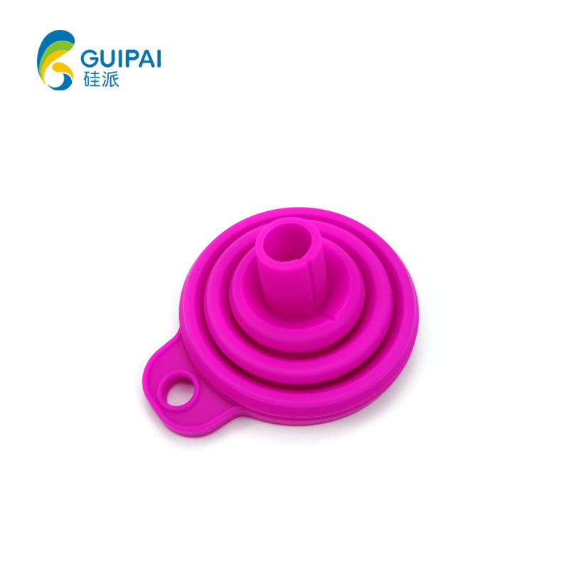 Silicone Collapsible Funnel Cooking Tools Flexible Hopper for Oil Liquid