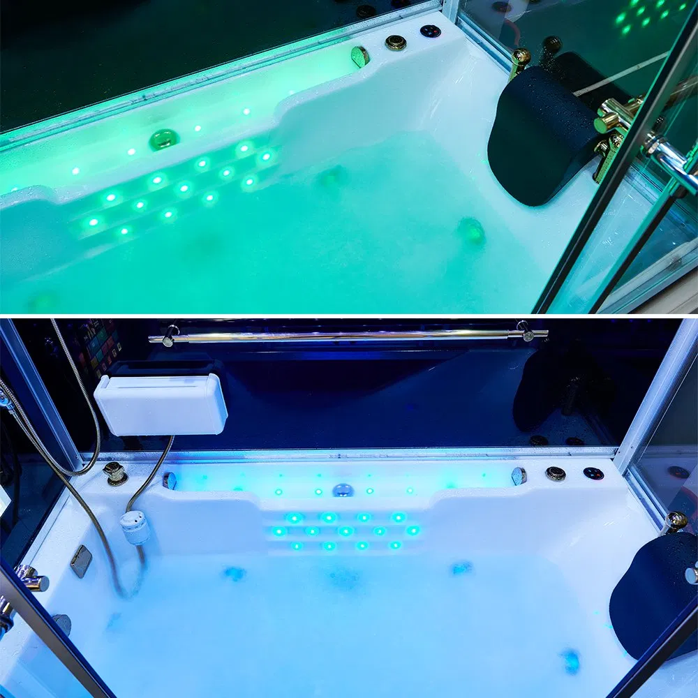 Spain Price 6mm Toughened Safety Glass Steam Shower Room