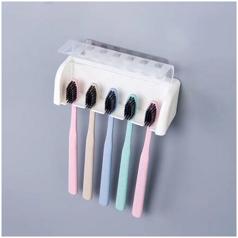Japanese Style Bathroom Minimalist Toiletries Storage Rack Box Waterproof Toothbrush Holders