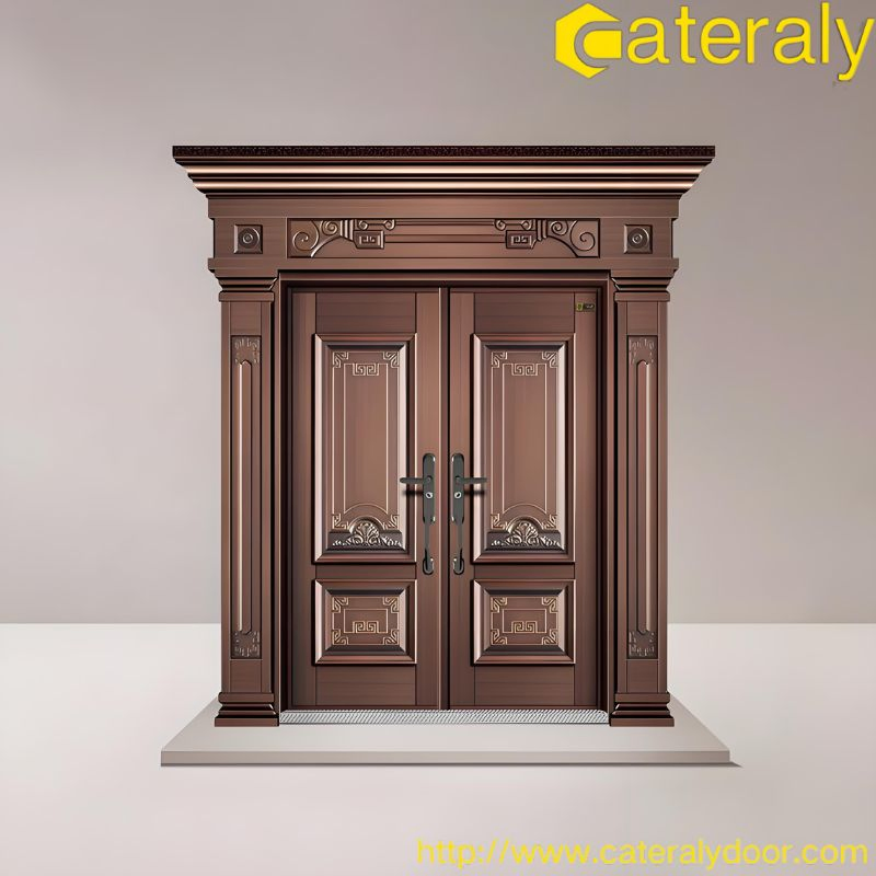 Cateraly Adjustable Hinges Security Door for Enhanced Home Security and Soundproofing with Hardware